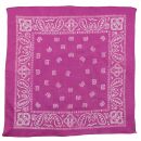Bandana scarf - Paisley pattern 01 - square bandana pink...