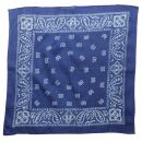Bandana scarf - Paisley pattern 01 - square bandana blue...