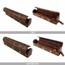 Incense stick holder - Incense box - Wood - Ornamentation