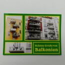 Postkarte Schöne Grüße von Balkonien Balkon Urlaub Corona postcard