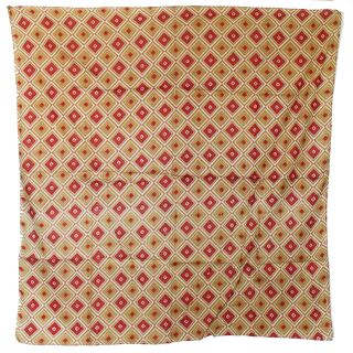 Pañuelo de algodón - Estampado rombos 70´s 1 - Pañuelo cuadrado para el cuello