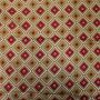Baumwolltuch - Rauten 70s Muster 1 - quadratisches Tuch