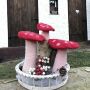 Toadstool - Mushroom - felt - red - 3 sizes
