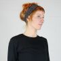 Cinta para el pelo - Mini Bufanda de tubo - diadema - 8 cm