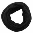 Tube scarf - loop scarf - 66 cm - black