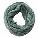 Tube scarf - loop scarf - 66 cm - blue-green