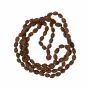 Cadena de oración - Cadena de Mala - Cadena de meditación - Cuentas de Rudraksha - Modelo 04 - 2 Mukhi