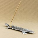 Incense stick holder - 1 piece - animal - turtle - metal