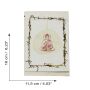biglietto dauguri - cartolina postale - cartolina - fatto a mano - carta riciclata naturale - Buddha