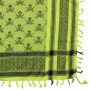 Kefiah - Teschi con sciabola verde-verde brillante - nero - Shemagh - Sciarpa Arafat