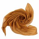 Sciarpa di cotone - marrone - marrone ruggine - foulard...
