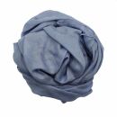 Cotton Scarf - blue - dove blue - squared kerchief