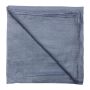 Pañuelo de algodón - azul-polvo de color azul - Pañuelo cuadrado para el cuello