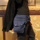 Premium Gürteltasche - Buddy - blau - silberfarben - Bauchtasche - Hüfttasche