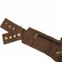 Premium Riñonero - Buddy - marrón - color latón - Cinturón con bolsa - Bolsa de cadera
