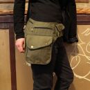 Premium Hip Bag - Buddy - olive green - brass-coloured - Bumbag - Belly bag