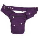 Premium Hip Bag - Buddy - purple - silver-coloured -...