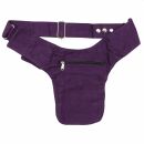 Premium Hip Bag - Buddy - purple - silver-coloured -...