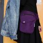 Premium Hip Bag - Buddy - purple - silver-coloured - Bumbag - Belly bag