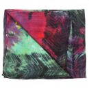 Shawl - Bamboo - colorful tie dye - 40x140 cm