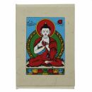 Greeting card - postcard - card - handmade - natural recycled Paper - Vairochana Buddha