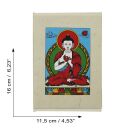 Tarjeta de felicitación - Tarjeta postal - Tarjeta - hecha a mano - papel reciclado natural - Vairochana Buddha