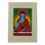 biglietto dauguri - cartolina postale - Cartolina - fatto a mano - carta riciclata naturale - Medicine Buddha