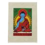 biglietto dauguri - cartolina postale - Cartolina - fatto a mano - carta riciclata naturale - Medicine Buddha