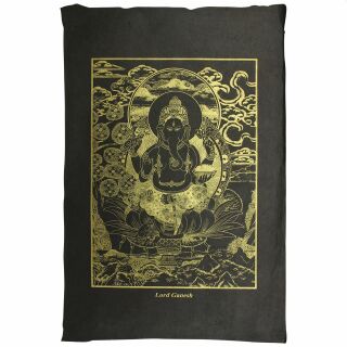 Poster - Religious Motif Posters - handprinted - lokta-paper - Lord Ganesh