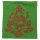 Prayer flag - flag - Ganesha - fabric - coloured - approx. 18 x 16 cm