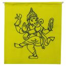 Bandera de oración - Bandera - Ganesha - tela - coloreada - aprox. 18 x 16 cm