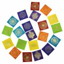 Prayer flag - flag - Sacred Geometry - multicoloured -...