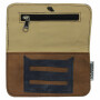Smooth leather tobacco pouch with ribbon - brown - tobacco pouch - twist pouch