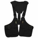 Holster bag - belt bag - holster waistcoat - black - brass