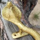 Door handle - snake - cobra - handle - brass