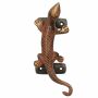 Door handle - Lizard - Gekko - view right - handle - brass