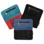 Suede tobacco pouch with ribbon - black - tobacco pouch - twist pouch