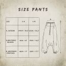 Pantalones de harén - Pantalones de Aladino - bombachos - Goa - batik - modelo 04