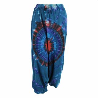 Pantalones de harén - Pantalones de Aladino - bombachos - Goa - batik - modelo 07