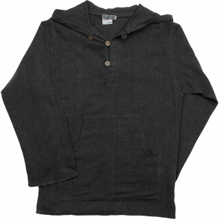 Cotton shirt - Shirt - model 01 - black S