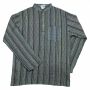 Cotton shirt - Shirt - model 02 - stripes blue-green