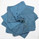 10x leichte Baumwolltücher Tücher B-Ware petrol grün blau Batik Baumwolle färben