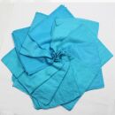 10x leichte Baumwolltücher Tücher B-Ware babyblau blau Batik Baumwolle färben
