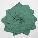 10x leichte Baumwolltücher Tücher B-Ware waldgrün grün Batik Baumwolle färben
