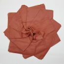 10x leichte Baumwolltücher Tücher B-Ware terracotta rot Batik Baumwolle färben