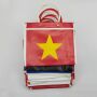 Carrying bag - big - Star black-red - Mexican bag