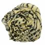 Pañuelo de algodón - Leopardo y Cebra 3 beige - negro - Pañuelo cuadrado para el cuello