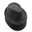 10x Trilby Hüte Hut Set 20 mit Spitze schwarz Fedora...
