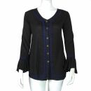 Ladies blouse - Shirt - Embroidery - 3/4 sleeve - Boho -...