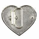 Loose belt buckle - replaceable buckle for a belt - Heart